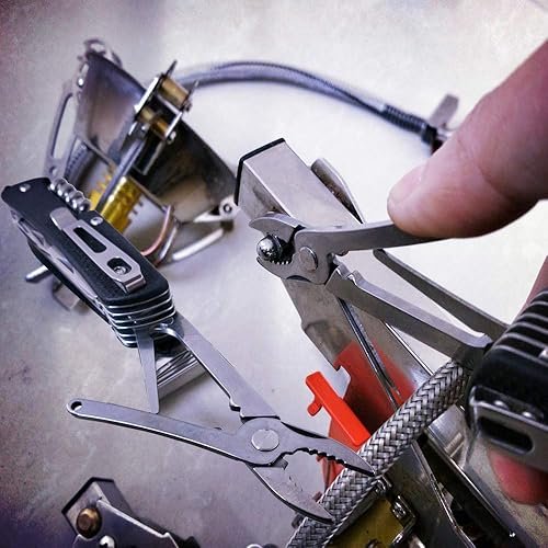 Miniatura 6 de Ruike Multitool Cuchillo de bolsillo pequeño para hombres Cuchillo plegable EDC Utility Outdoor Gear 17c27 Destornillador de acero fresco LD51