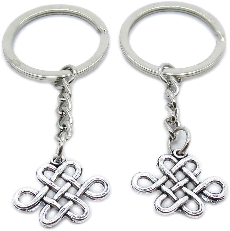 100 Pieces Keyring Keychain Wholesale Suppliers Jewelry Clasps YK1143 Chinese Knot