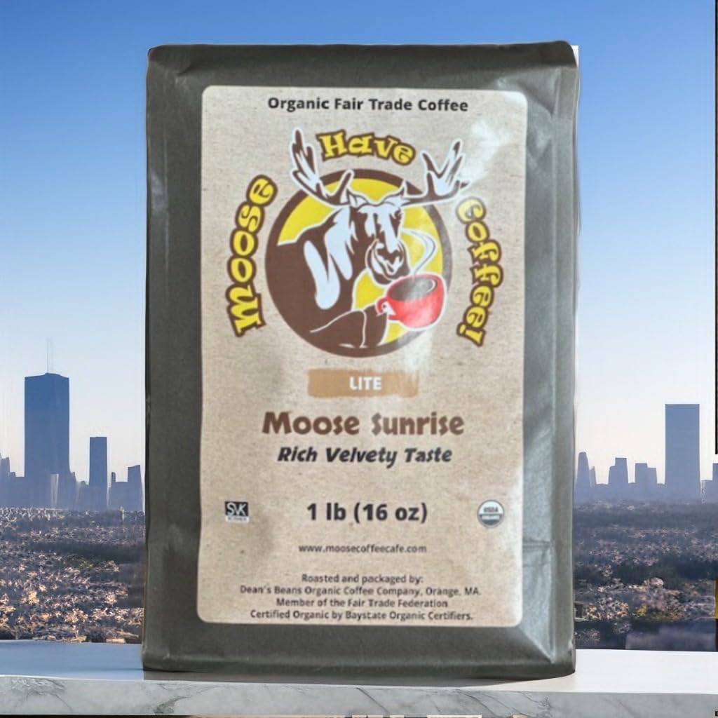 MOOSE HAVE COFFEE! ORGANIC WHOLE BEAN COFFEE – MOOSE SUNRISE COFFEE-MS1