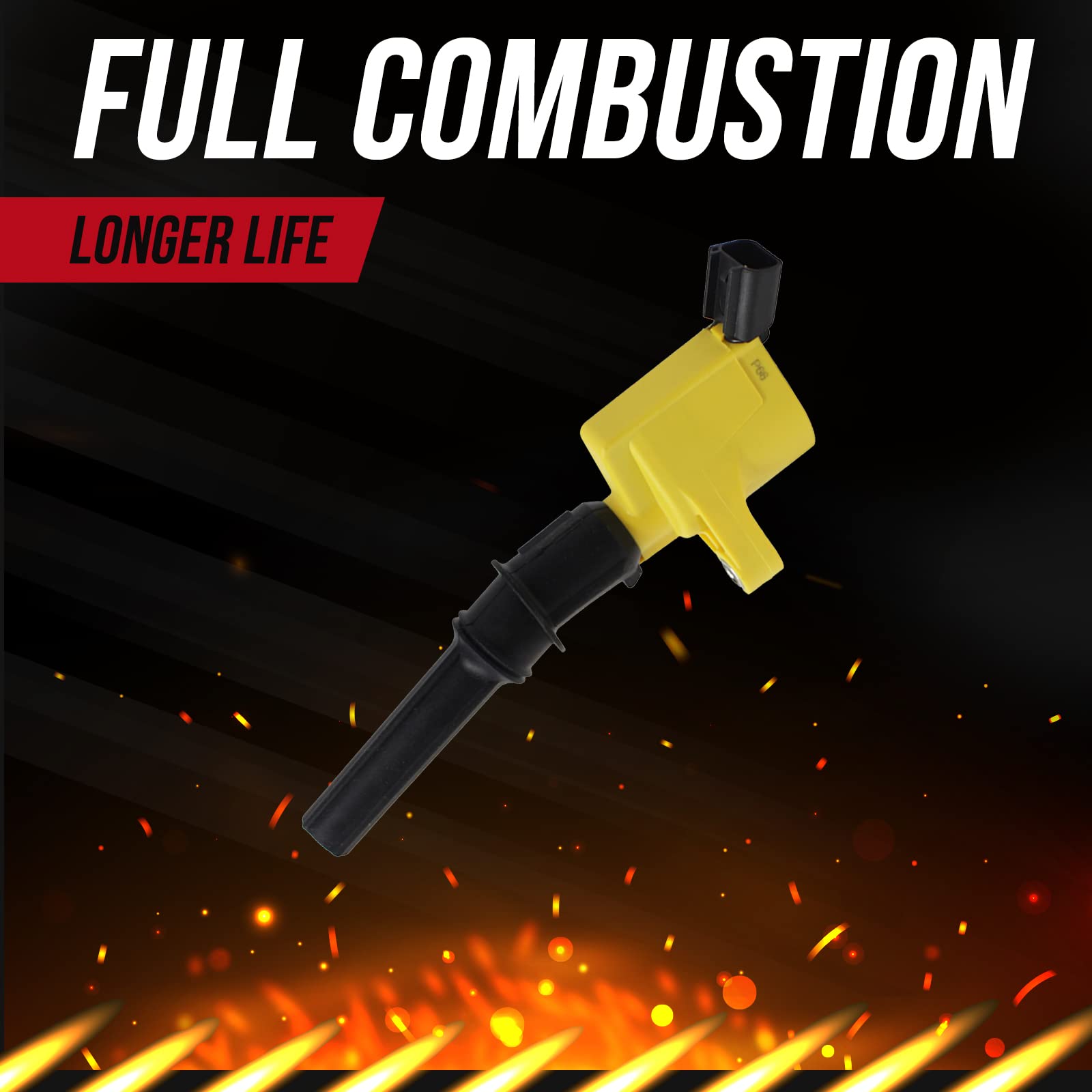 8X Coil Set For F-150 5.4L Expedition 4.6L V8 DG508 8-Pack Ignition Coil & Iridium Spark Plug Set For Ford F-150, Expedition, E-Series 4.6L/5.4L/6.8L V8/V10 Headlights For Ford F-150 - Foto 6