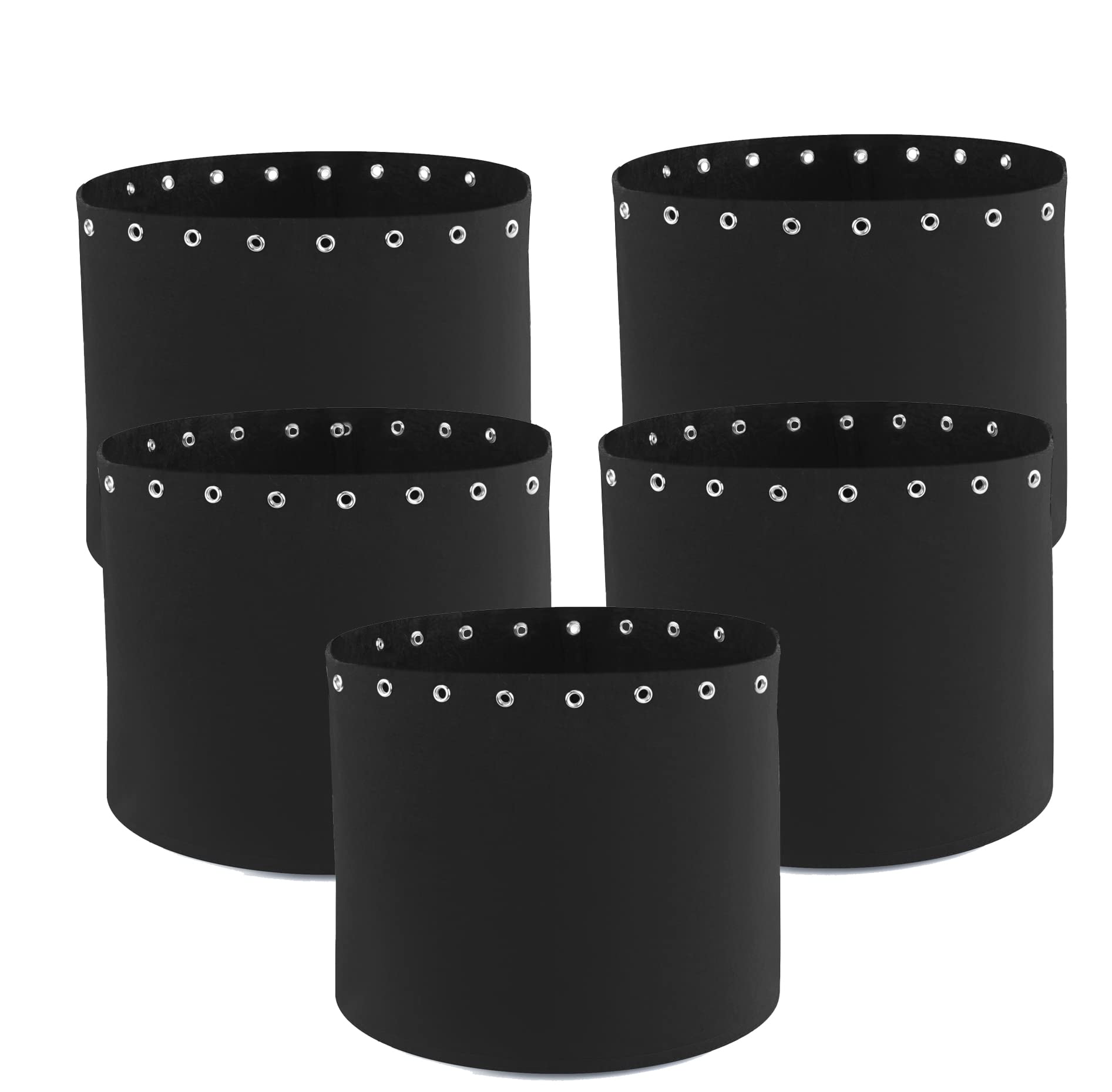 1 Gallon Fabric Pots with Holes,5-Pack,Heavy Duty Thickened Nonwoven Fabric Pots (1 Gallon)