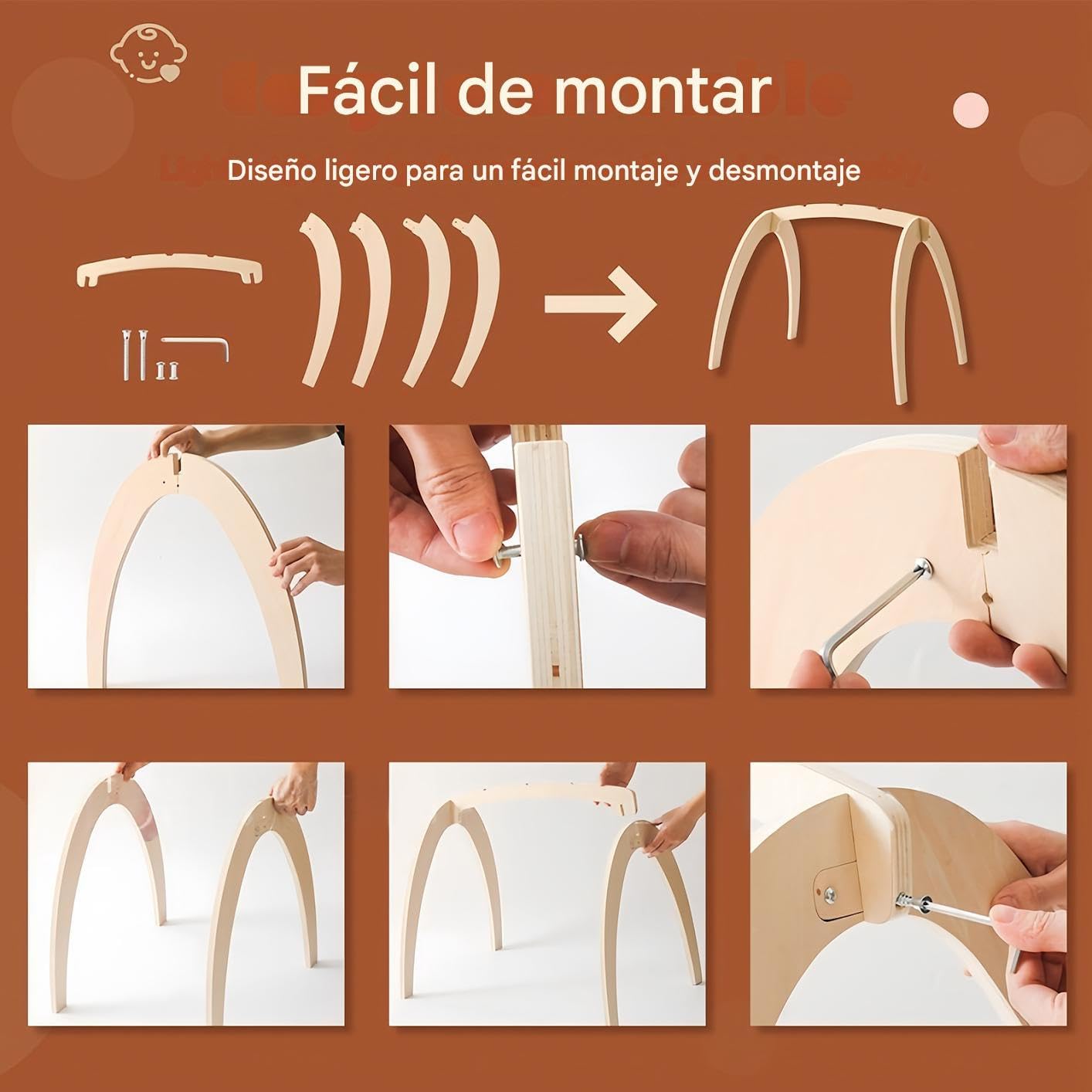 Gimnasio Infantil Juguete Sensorial De Aprendizaje Con Sonajero Plegable | Juguetes Desarrollo Sensorial Gimnasio Infantil Niño, Bebé, Dormitorio, Interior, Viaje, Exterior