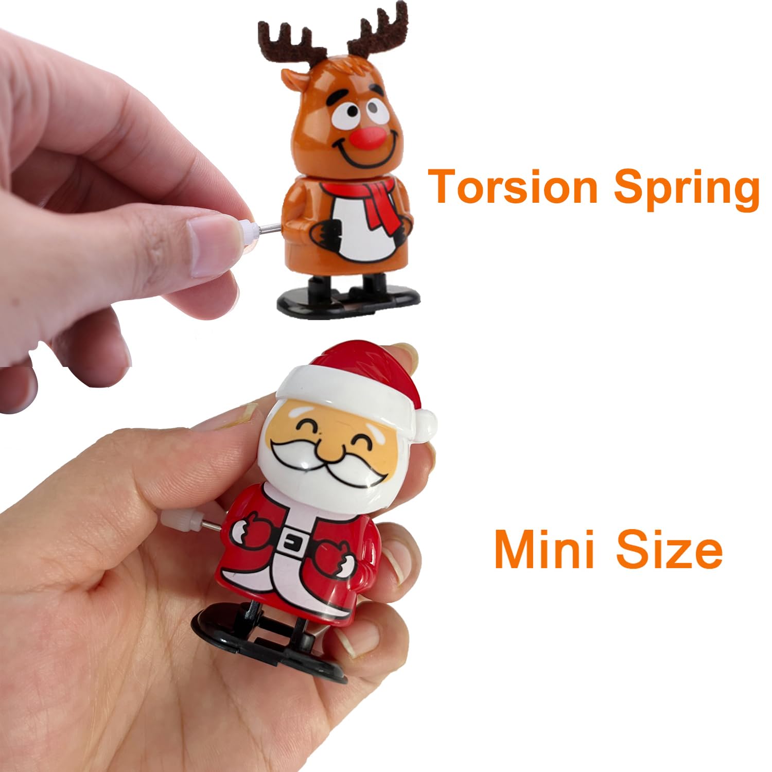 Amazon.com: Gawertoy 8 Pack Christmas Wind Up Toys, Assorted