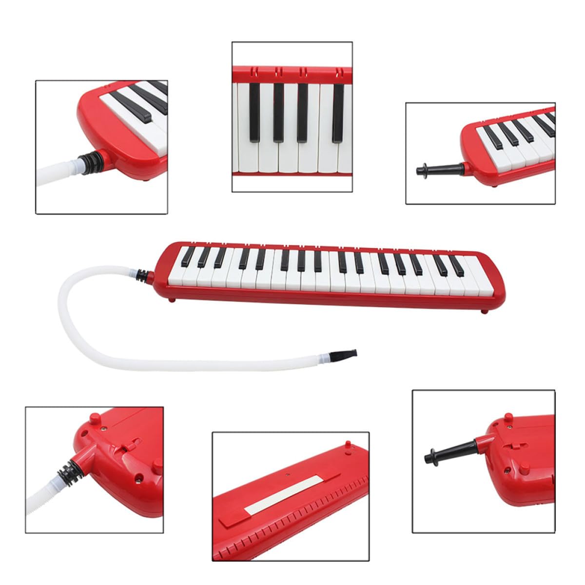 BESPORTBLE Mélodica Touches Piano Sans Batterie Pour Joueurs Débutants Et Avec Étui De Transport