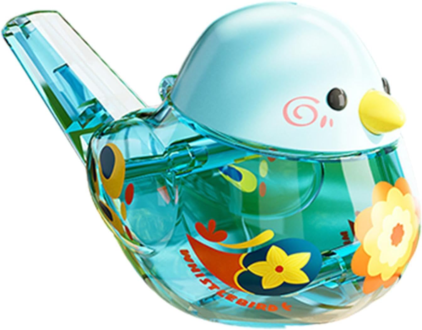 Bird Water Whistle, Warbling Bird Whistle Cartoon Water Bird Clear