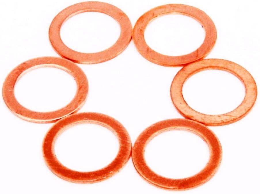 COPPER CRUSH WASHERS ID 26mm / 6 PACK