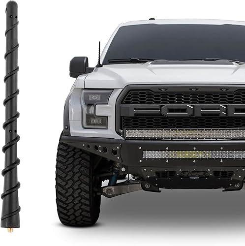 KSaAuto - Antena corta de goma flexible de repuesto de 8 pulgadas para recepción FM AM para camioneta Ford F150 (2009-2023) accesorios para Ford F150