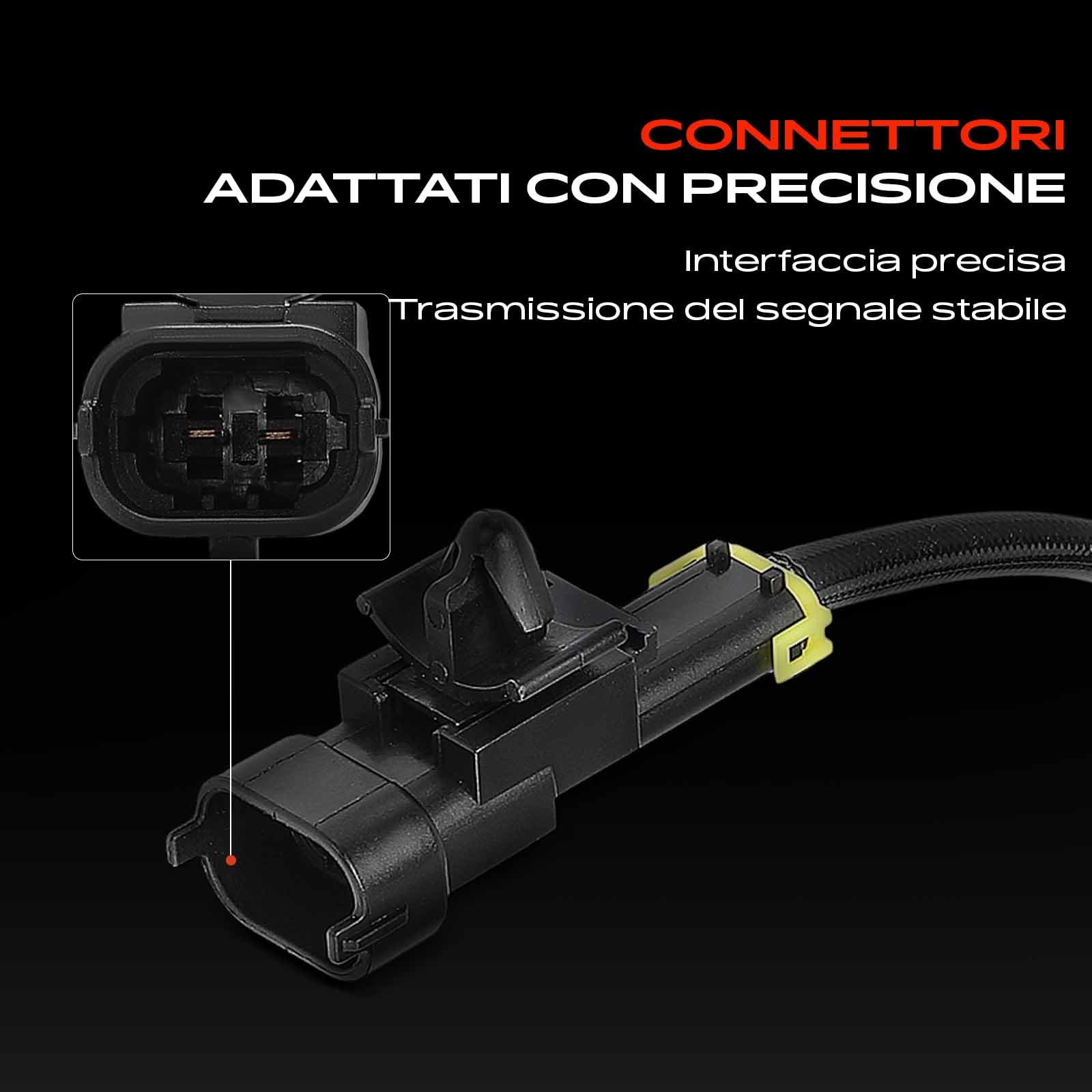 Frankberg Sensore temperatura gas di scarico Sensore gas di scarico 2-Poli Compatibile con i30 FD i30 Station Wagon GD Cee'D Sportswagon JD Carens IV iX20 JC Replace# 392212A860