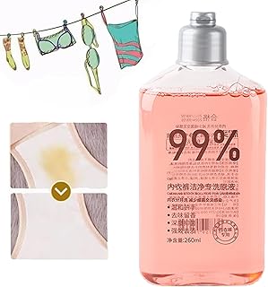 99% Period Panty Cleaner,Underwear Laundry Detergent Liquid,Underwear Detergent,Laundry Detergent for Washing Underwear,Plant Based Laundry Detergent,Maintain Underwear Freshness (Pink)