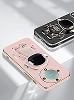 Vista 2 de Funda compatible con Honor Magic 5 Lite con chapado creativo de astronauta de dibujos animados, rosa, para Honor X9a, funda de teléfono de silicona