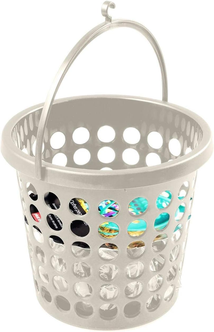 Springfield Clothes Peg Basket, One Size, White