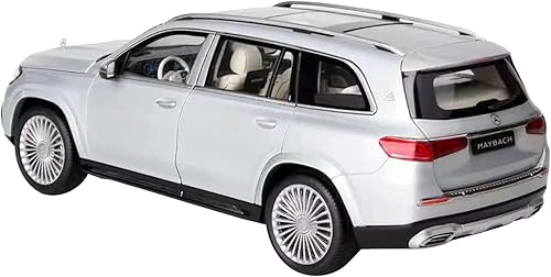 Miniatura 4 de Modelo Maybach GLS 600 Silver Metallic con techo solar 118 de Paragon Models PA-98401