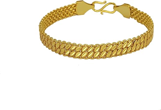 Jecy JEWELS Mens Bracelet 1 Gram Gold Micro Plated Light weight 78060-1_BR