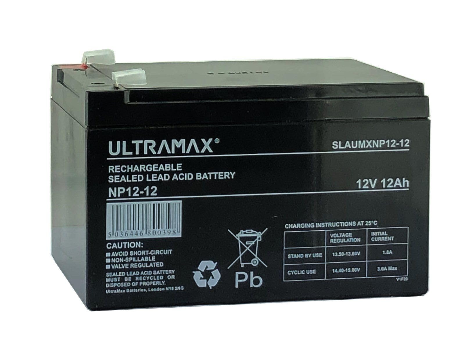 Sponsored Ad – Ultramax CSB GP 12120 F2 (GP12120F2) Replacement Rechargeable Lead Acid Battery 12V 12Ah
