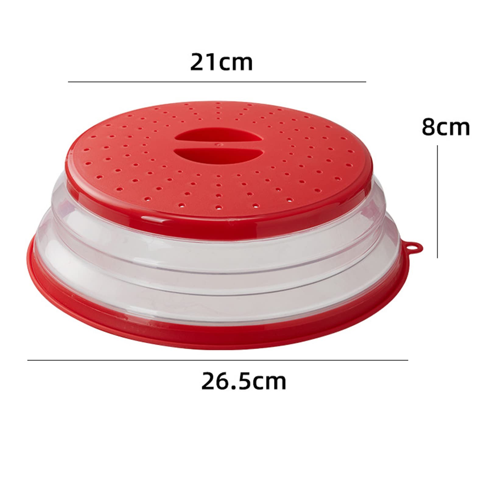 Couvercle Anti-Éclaboussures Pliable Pour Micro-Ondes – Silicone Alimentaire Avec Évents Vapeur