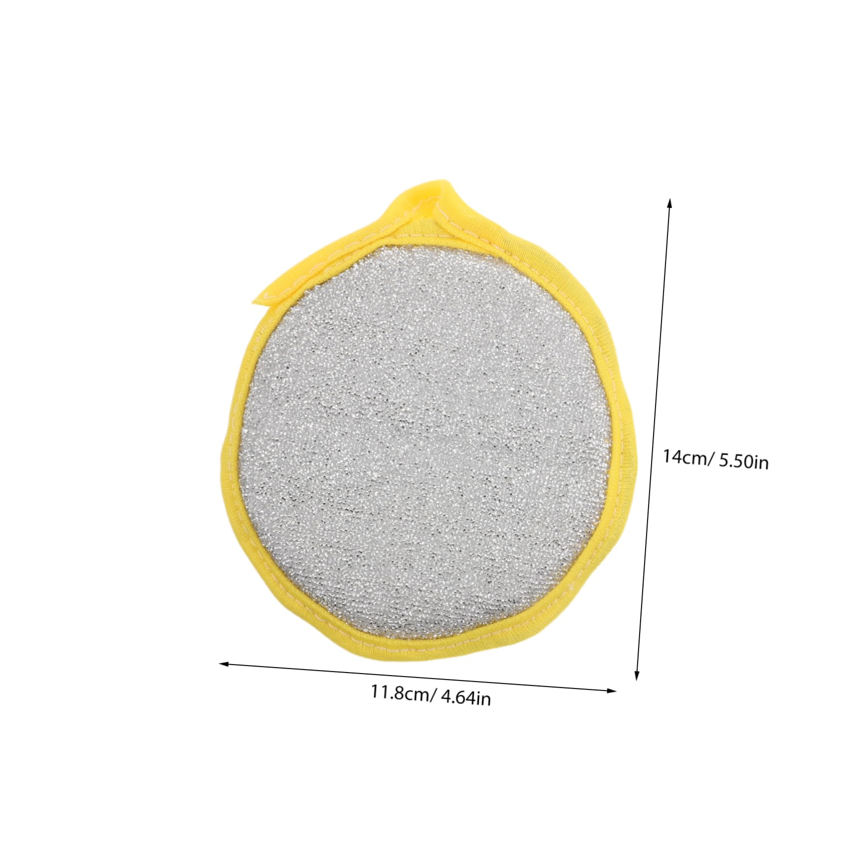 FRCOLOR 30piezas Esponjas Redondas para Lavavajillas Estropajos de Cocina Multifuncionales de Doble Cara Que No Rayan Orificios para Colgar para Limpiar Platos Ollas y Sartenes