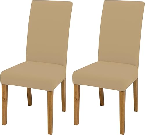 Miniatura 109 de Fundas para sillas de comedor, juego de 2 fundas para sillas de comedor o cocina, lavables, protectoras, para sillas Parsons, para el hogar
