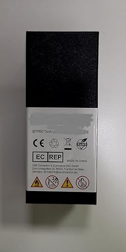 Miniatura 8 de Encendedores rectos a prueba de viento con bloqueo de seguridad y ventana visible, llama azul para cocinar velas, parrilla de campamento al aire