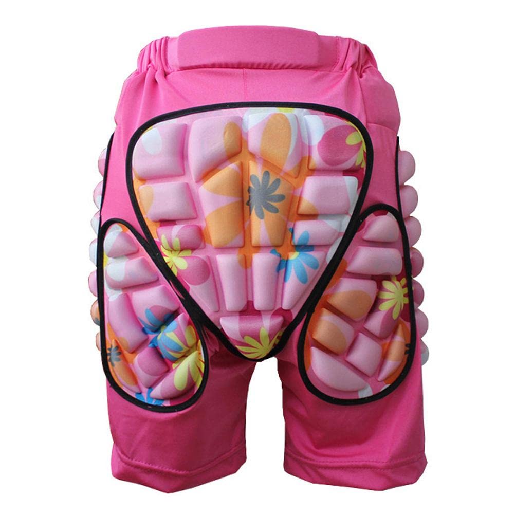 Short de protection pour enfant - Compression 3D - Rembourré - Confortable - Respirant - Résistant aux chocs - Résistant à l'usure - Protection des hanches pour le cyclisme, le roller, le sport