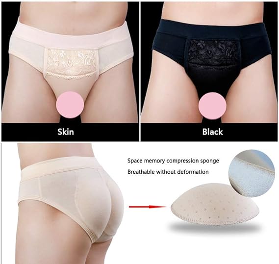 QWE Los Hombres De Los Vestidos De La Mujer De La Ropa Interior De CD  Ocultos JJ Bragas Abdomen Trasero Bragas (Negro/Moda),Black,S : Amazon.es:  Salud y cuidado personal