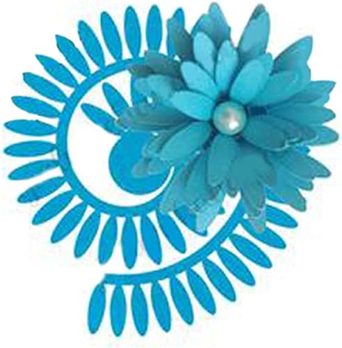 Miniatura 4 de Troqueles de metal de flores en espiral 3D, guirnalda de flores de margarita, plantillas cortadas para manualidades, álbumes de recortes, fotos,