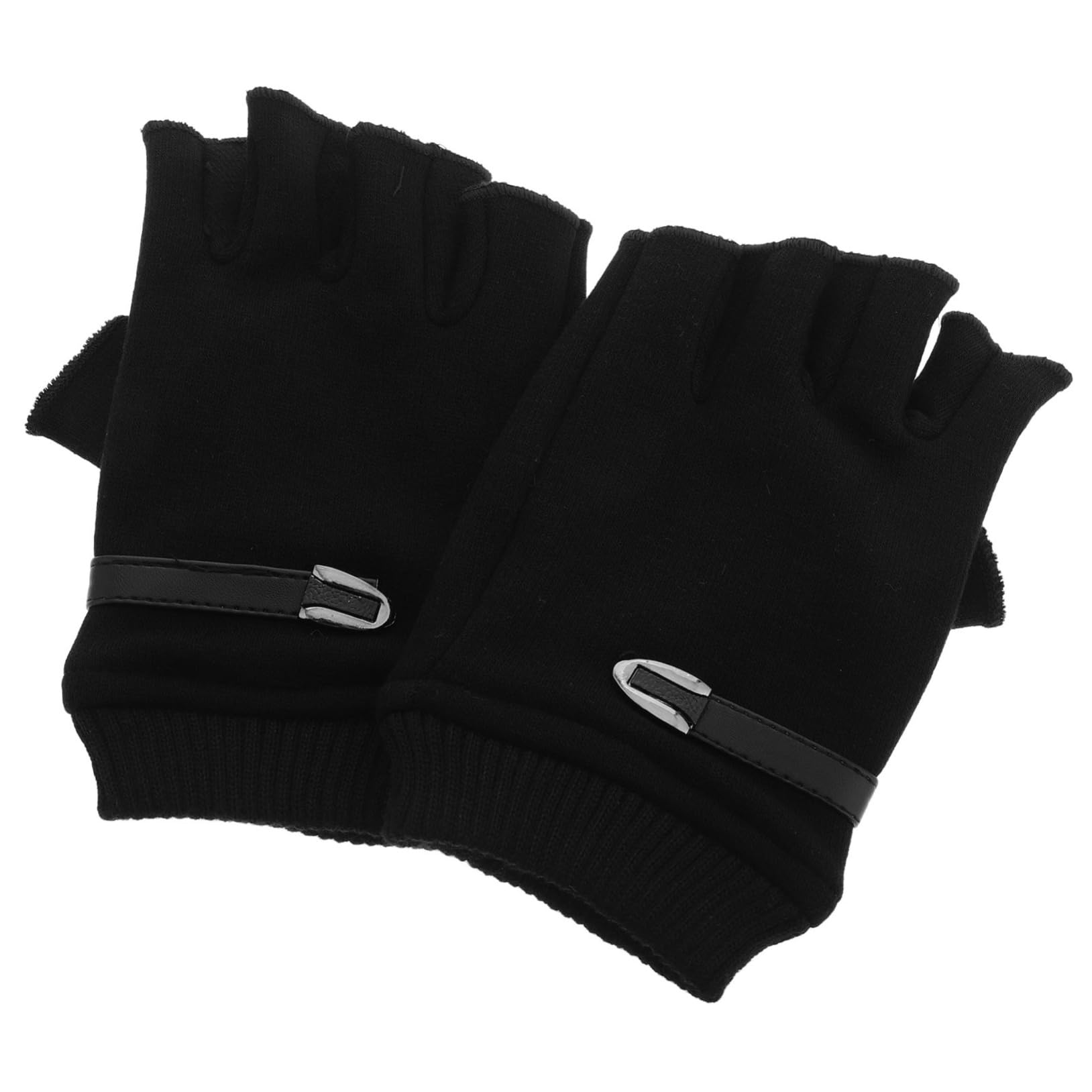 SUPVOX Winter Gloves Women Men Half Finger Gloves for Hiking Biking Warm Non-slip Windproof Cozy