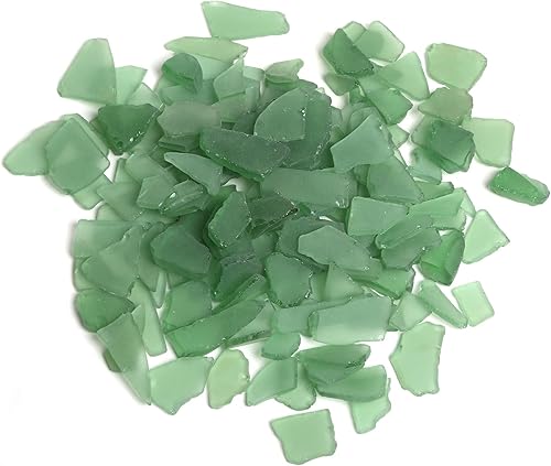 Miniatura 8 de Vidrio de mar para manualidades, piezas decorativas de vidrio de mar esmerilado, 16 onzas, relleno de jarrón, suministros de manualidades de