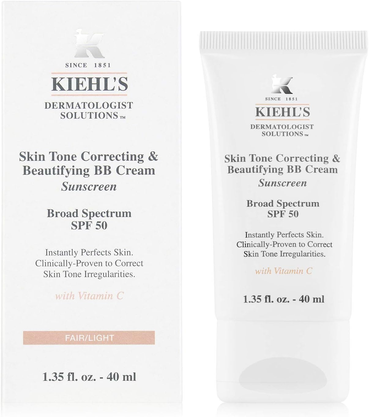 Kiehl s Since 1851 Skin Tone Correcting & Beautifying BB Cream 1.35 oz (Fair/Light)