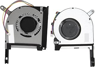 KIMISS Ventiladores de Repuesto Fx506L Ventiladores Tuf Fx505Dy Aleación de Aluminio, Abs CPU Gpu Ventilador de Refrigeración 4 Pines Buena Disipación de Calor Ventilador de (Ventilador de CPU y