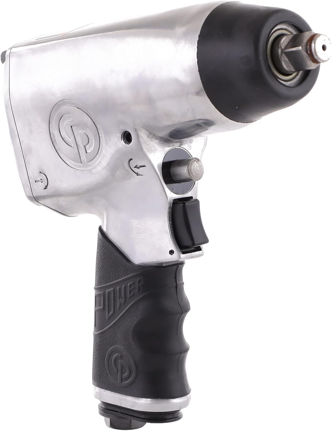 Chicago Pneumatic CP734HK - Kit - SAE 1/2 Inch Air Impact Wrench, Pistol Handle, Max Torque Reverse Output 425 ft. lbf / 576 Nm, 8400 RPM, Pin Clutch