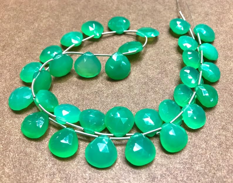Perles naturelles lisses en forme de cœur Crystoface pour créer un cadeau de mariage unique