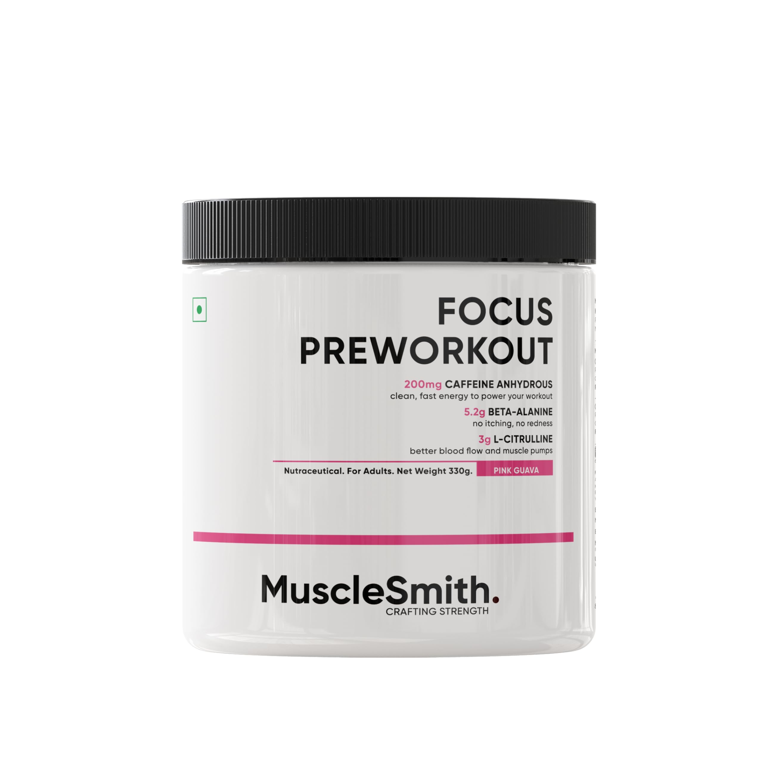 MuscleSmith Focus Pre Workout Powder| 200mg Caffeine, 5.2g Beta Alanine, 3g L-Citrulline, Choline & Taurine | Energy, Focus & Muscle Pump for Men & Women | Imli Candy | 30 Servings [11g Per Scoop] — Amazon image 11