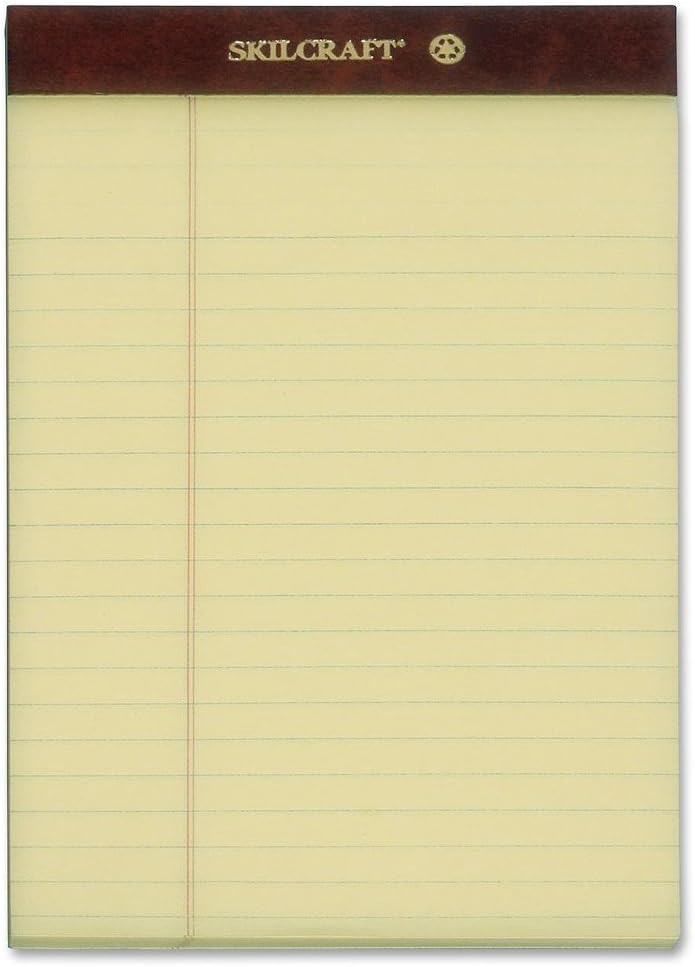 Skilcraft Top Bound Perforated Writing Pads (NSN3566726)