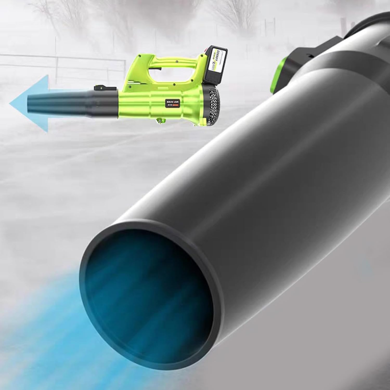 Rechargeable Leaf Blower Accessory Portable Electric Leaf Blower for Efficient Lawns Care and Blowing Patio Tool