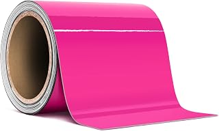 VViViD Magenta Gloss Air-Release Adhesive Vinyl Pinstripe Tape Roll (4 Inch x 20ft)