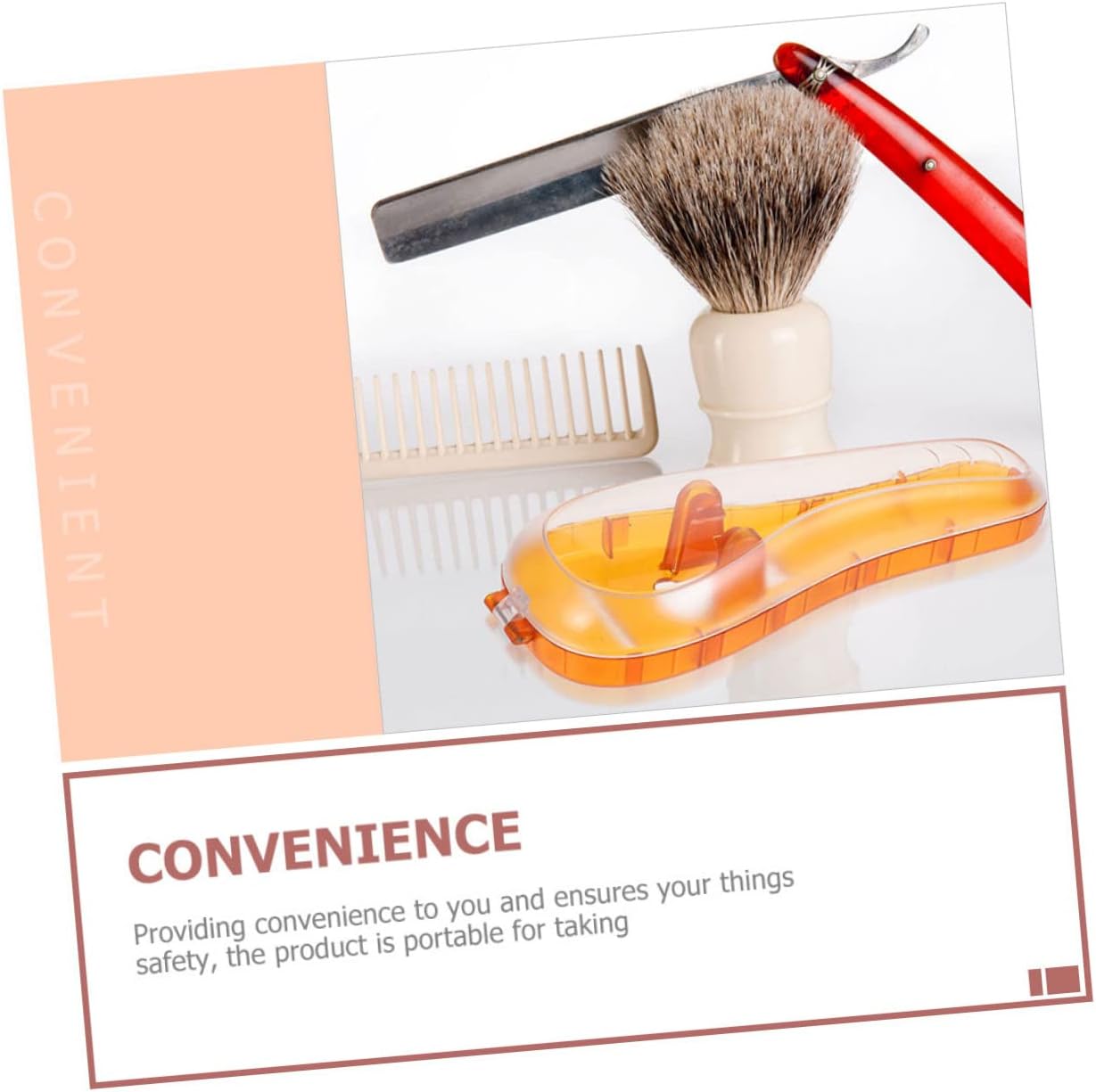 2pcs PC Razor Holder Safety Case for Shaver Travel Use image 4