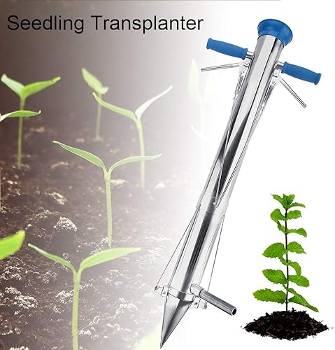 Miniatura 2 de Herramienta de plantación de bulbos, trasplante de plántulas de vegetales multifuncional, herramienta de trasplante manual de plantas jóvenes de