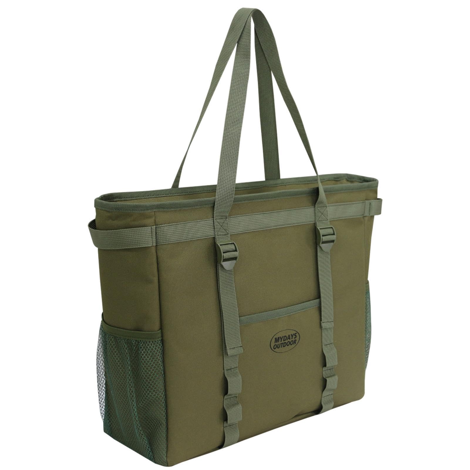 Bolsa enfriadora de hielo, bolsa térmica plegable, bolsa térmica suave | Bolsa de picnic para llevar alimentos fríos o calientes para almuerzo, playa, bebida, viajes, camping, picnic, coche