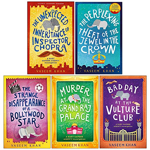 Baby Ganesh Agency Series 5 Books Collection Set By Vaseem Khan