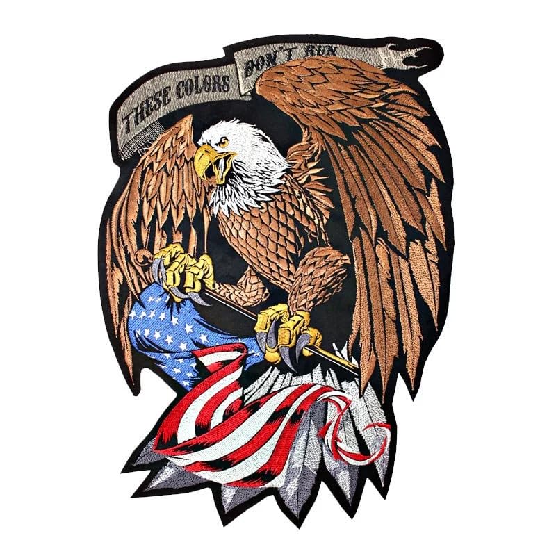 Patch brodé - Aigle drapeau des États-Unis