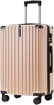 ALLC Suitcases with Wheels Carry on Luggage Lightweight Pressure Resistant and Durable Suitcase Travel Luggage Anti-Fall Suitcase for Travel and Business Trips Color C, Size 28in