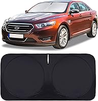 Vista 59 de Parasol, protector plegable para ventana delantera, plegable, visera para parabrisas 240T, cobertura completa para mantener el automóvil fresco