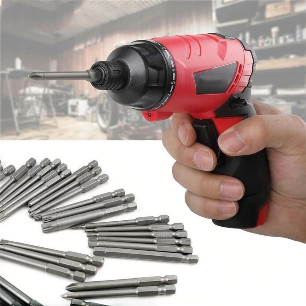 Set di 50 punte per cacciavite multifunzione Cacciavite Professionale Multi 1/4 Punte per cacciavite Allen Hex Pz2 Ph2 Torx Bit CR-V Cacciavite Bit