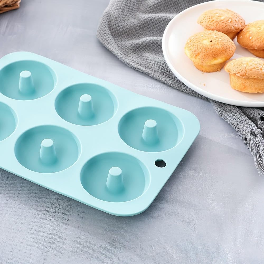 NYSDM - Juego de 30 Utensilios antiadherentes de Silicona para Hornear, Incluye Molde para Hornear, Molde para Pasteles, Molde para donas, Molde para Muffins y 24 moldes de Silicona para Cupcakes