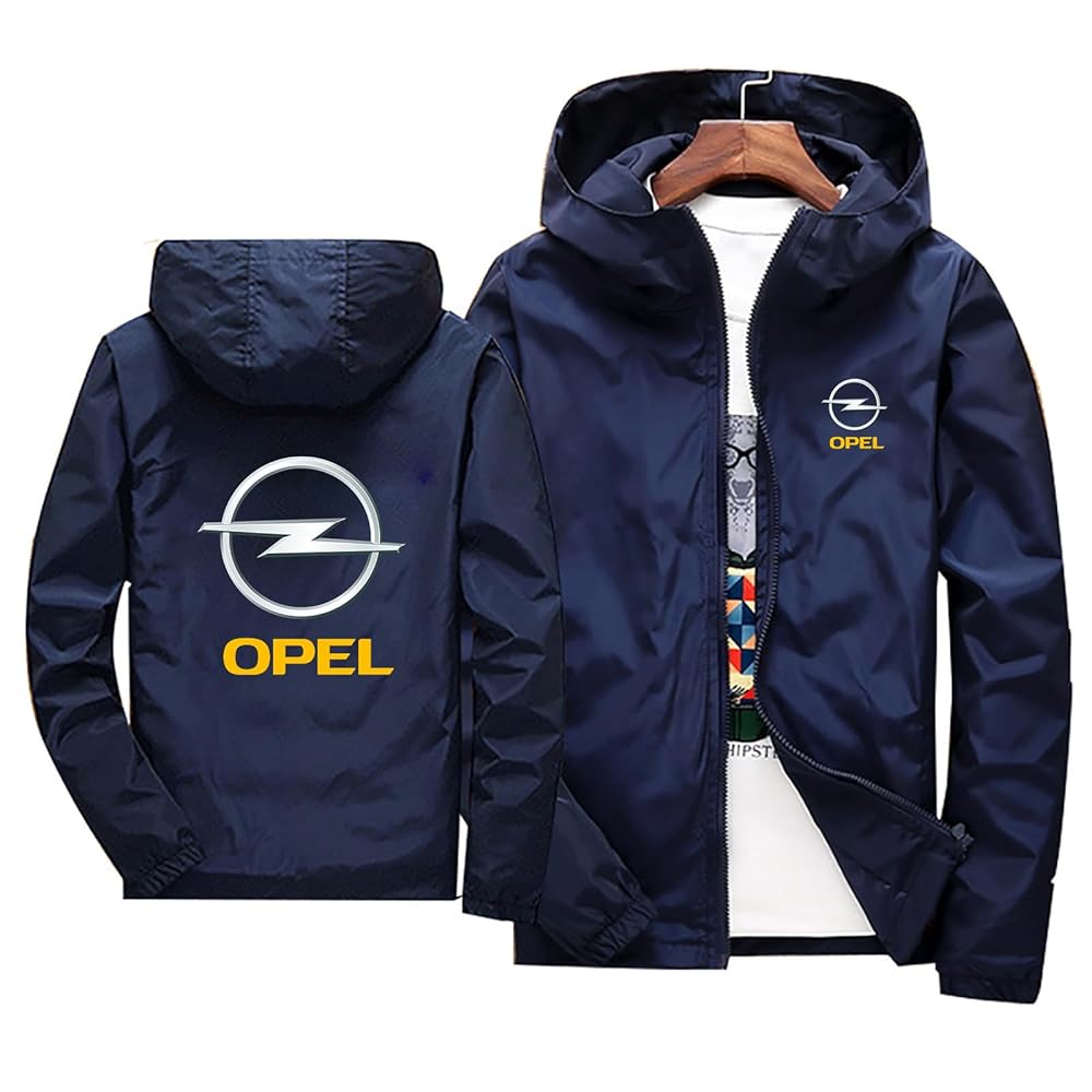 HARLSO Herren Kapuzenjacke Mit Reißverschluss - Warme Fleece Jacke Für Training & Freizeit