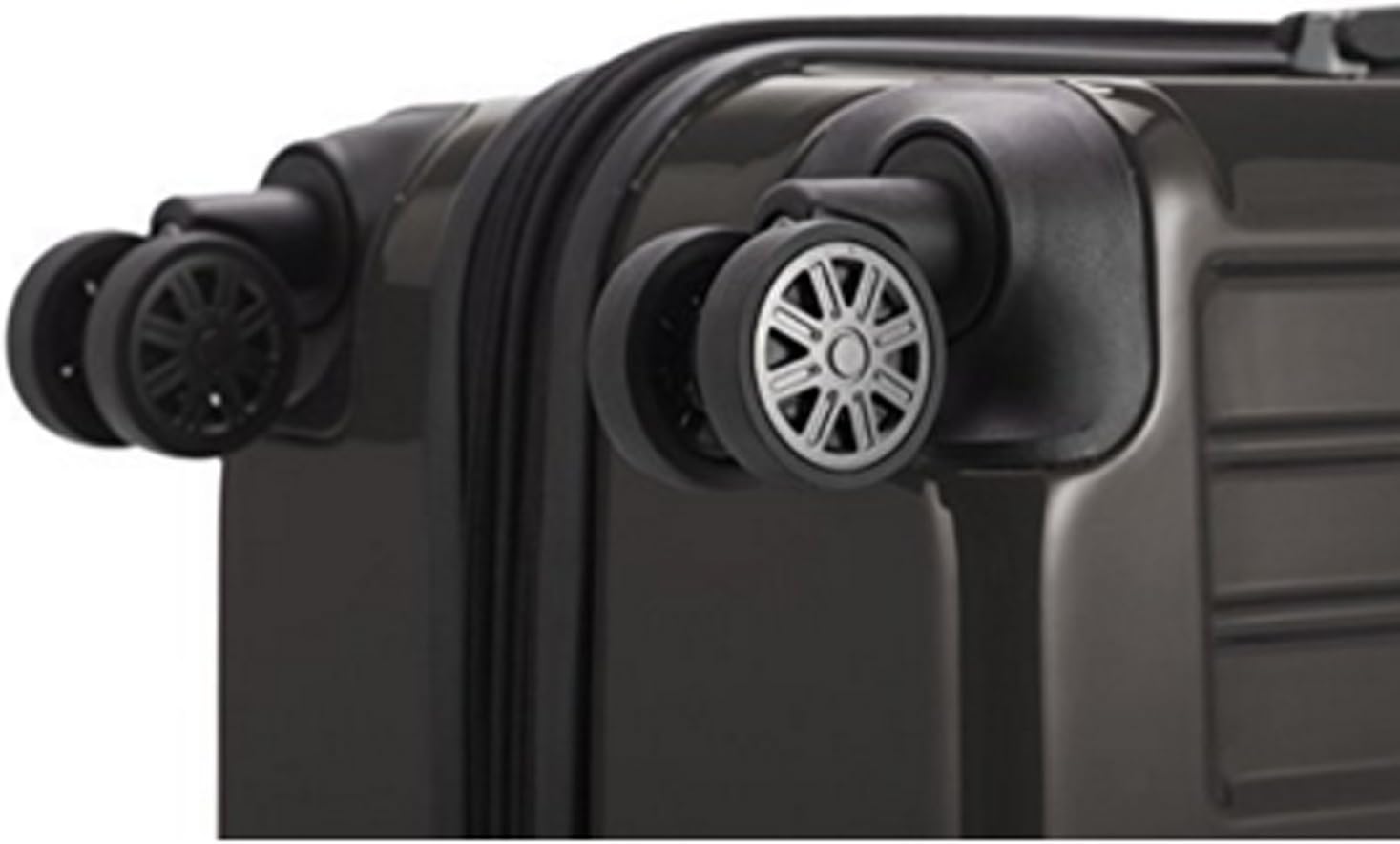 HAUPTSTADTKOFFER Luggage Sets Alex UP Hard Shell Luggage with Spinner Wheels 3 Piece Suitcase TSA (Graphite)