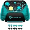 Control inalámbrico GameSir G7 Pro 8K para PC, edición Aimlabs – tasa de sondeo de 8000Hz con cable y 2.4G, joysticks TMR anti-deriva, gatillos analógicos de efecto Hall, gamepad esports para Windows PC con audio de 3.5mm 1