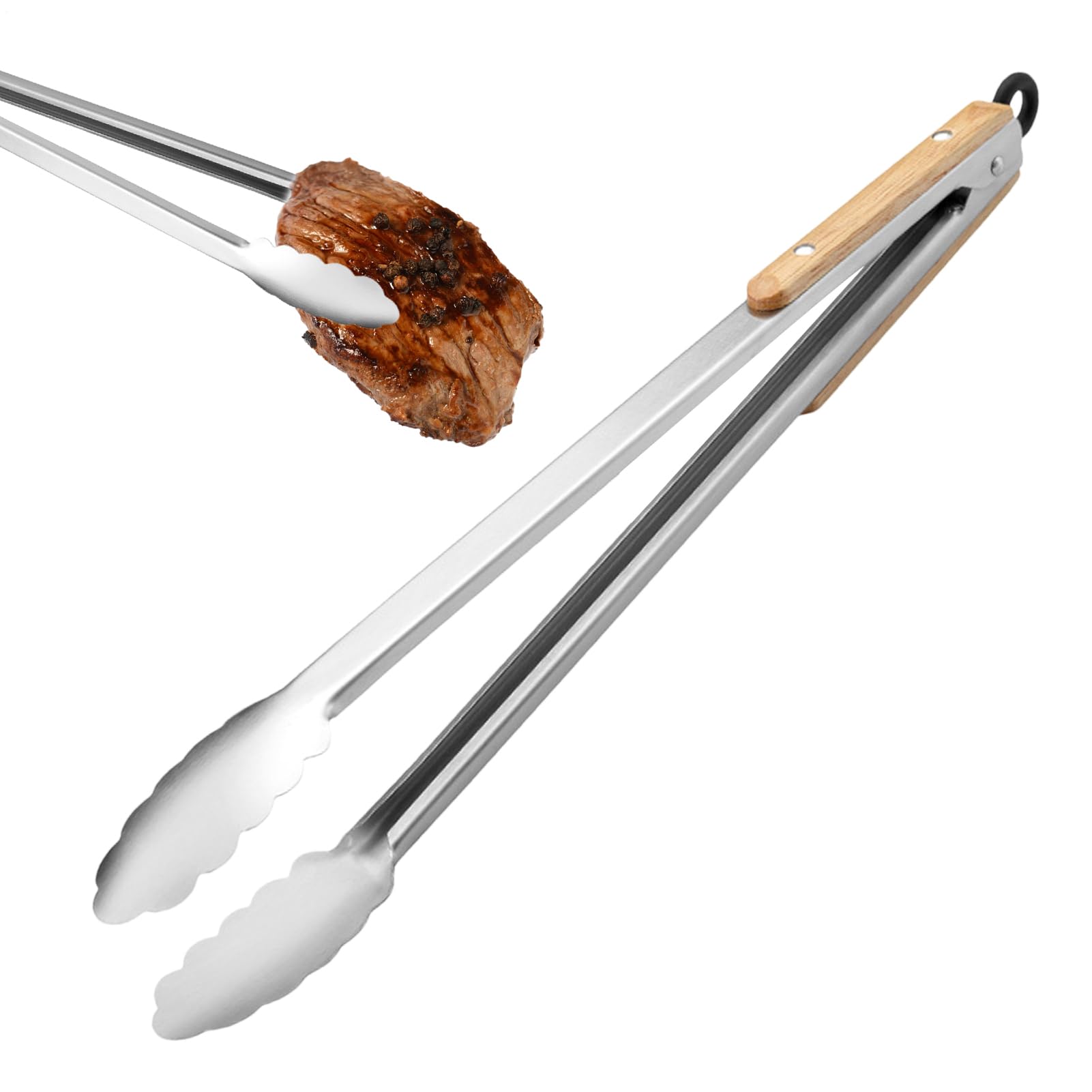 Barbecue Pliers for Grill,Non-Sliding Heat Resistant Multifunctional Stainless Steel Tools - Kitchen Tools And Accessories,For Grill Barbecue Grilling Outdoor Home Apartment House Baking Flush