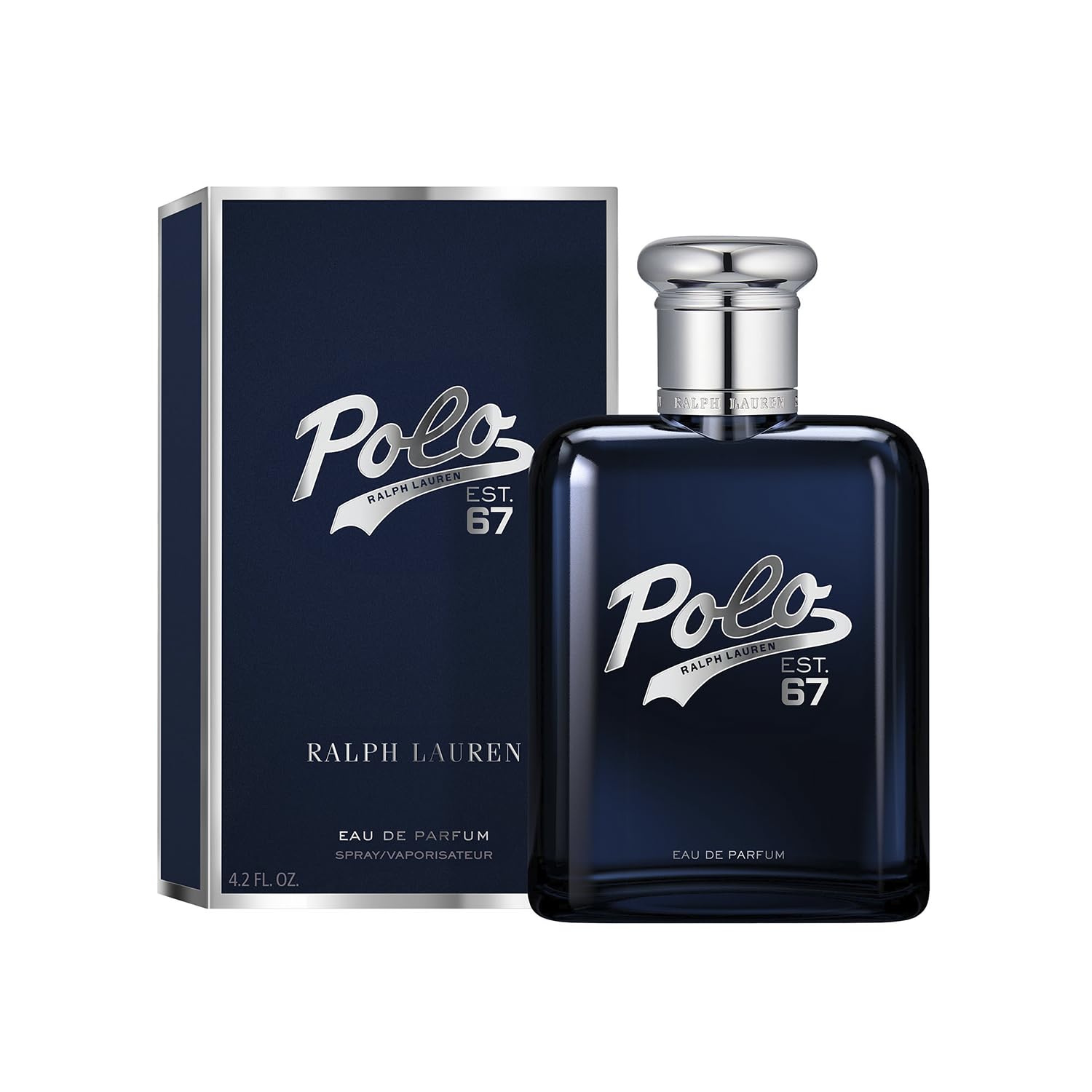 RALPH LAUREN FRAGRANCES Polo 67 - Eau de Parfum - Woody Scent - With Green Mandarin, Pineapple, & Benzoin - Cologne for Men - 4.2 Fl Oz