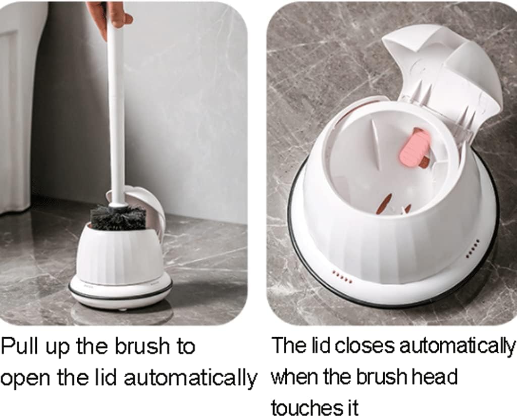 Scopino per WC Scopino per WC in plastica con Manico Lungo Spazzola per WC per la Pulizia del Bagno